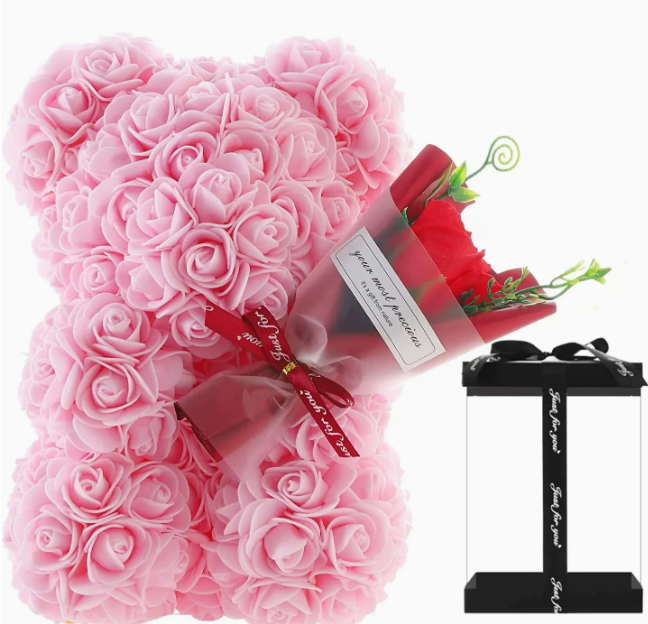 Eternal Love Rose Bear
