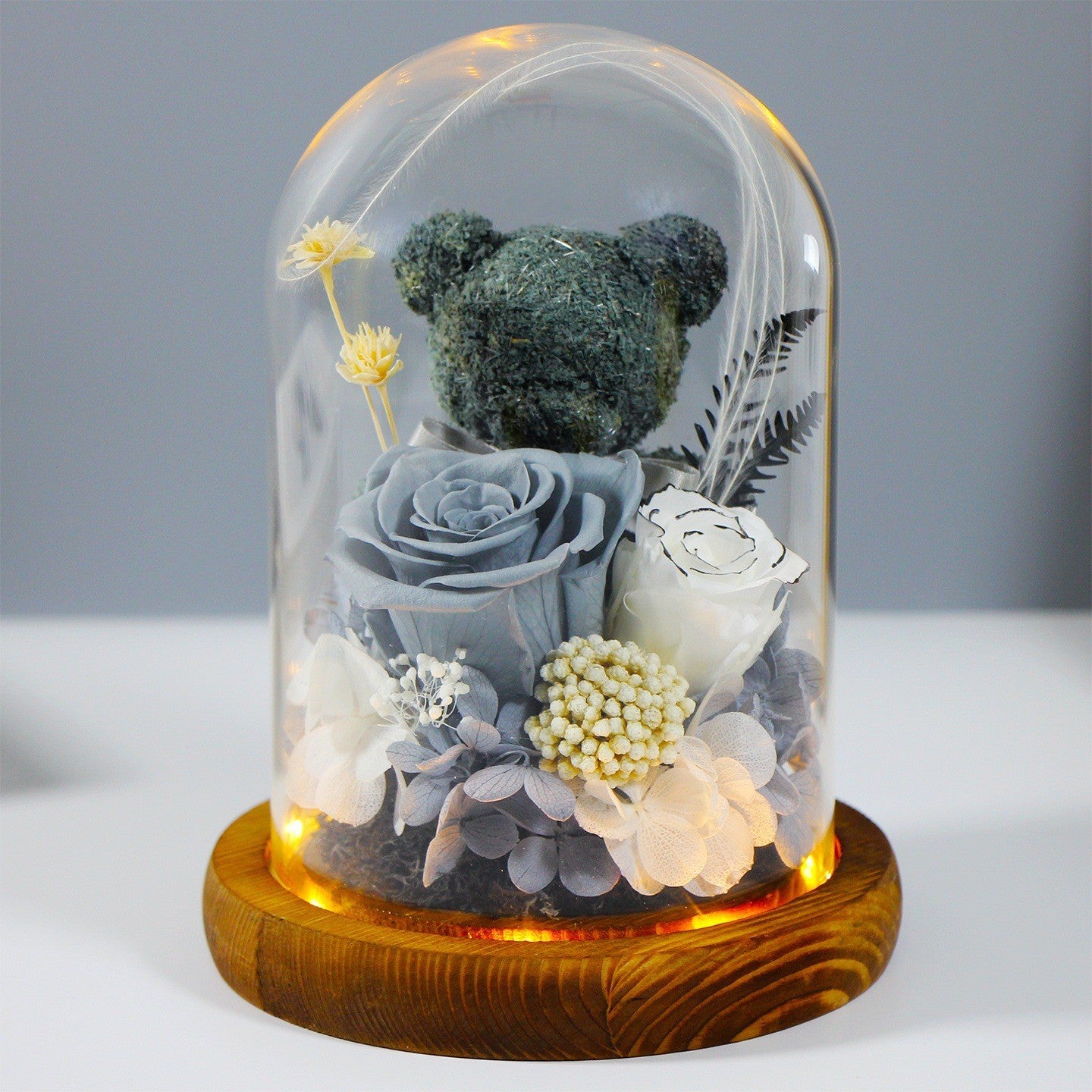 Eternal Teddy Rose Dome