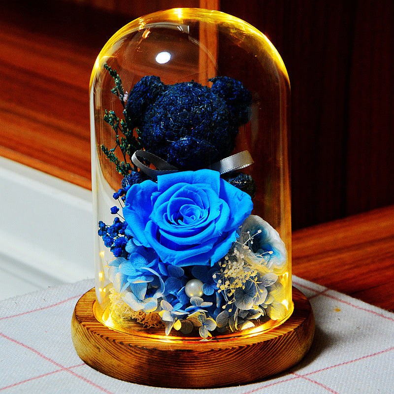 Eternal Teddy Rose Dome