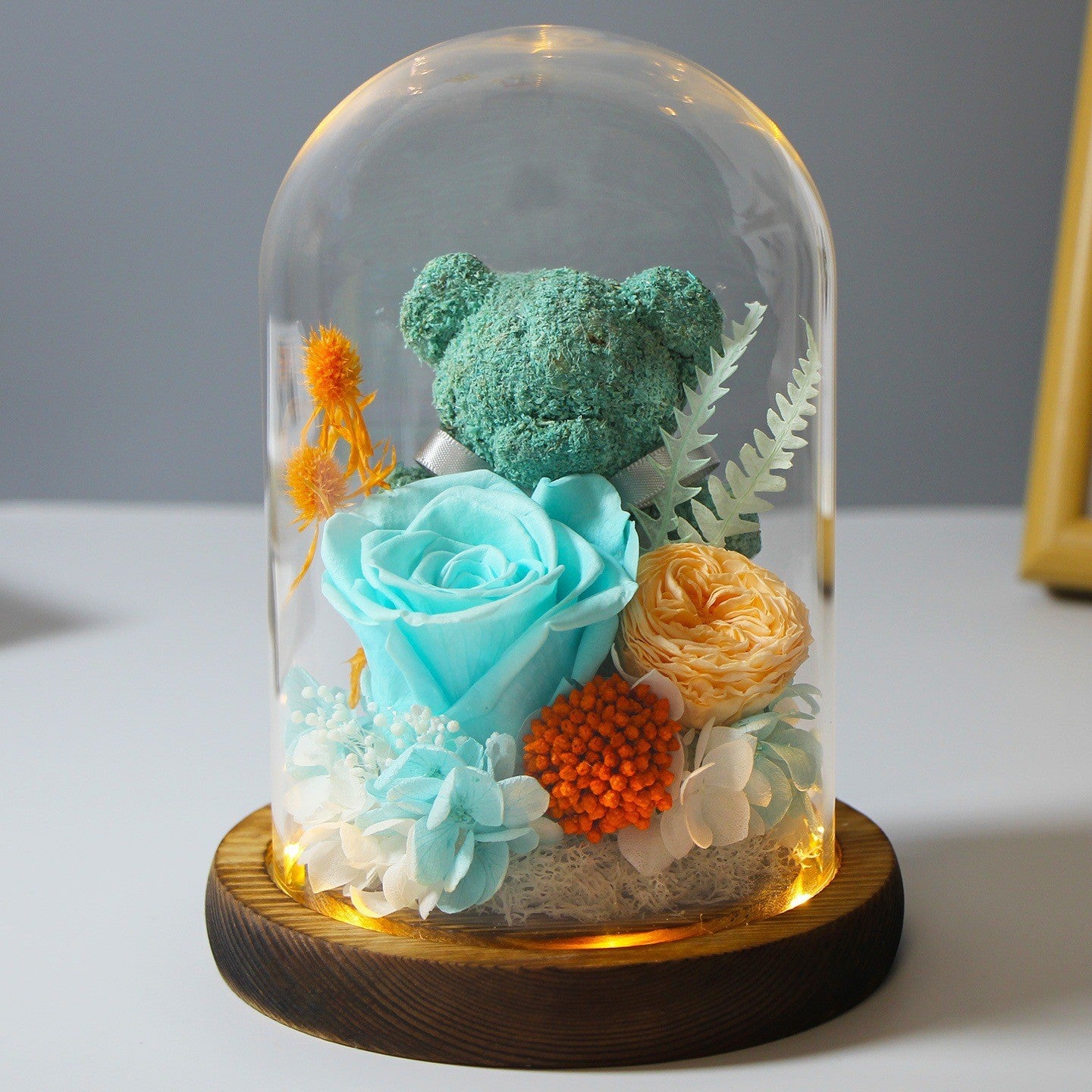 Eternal Teddy Rose Dome